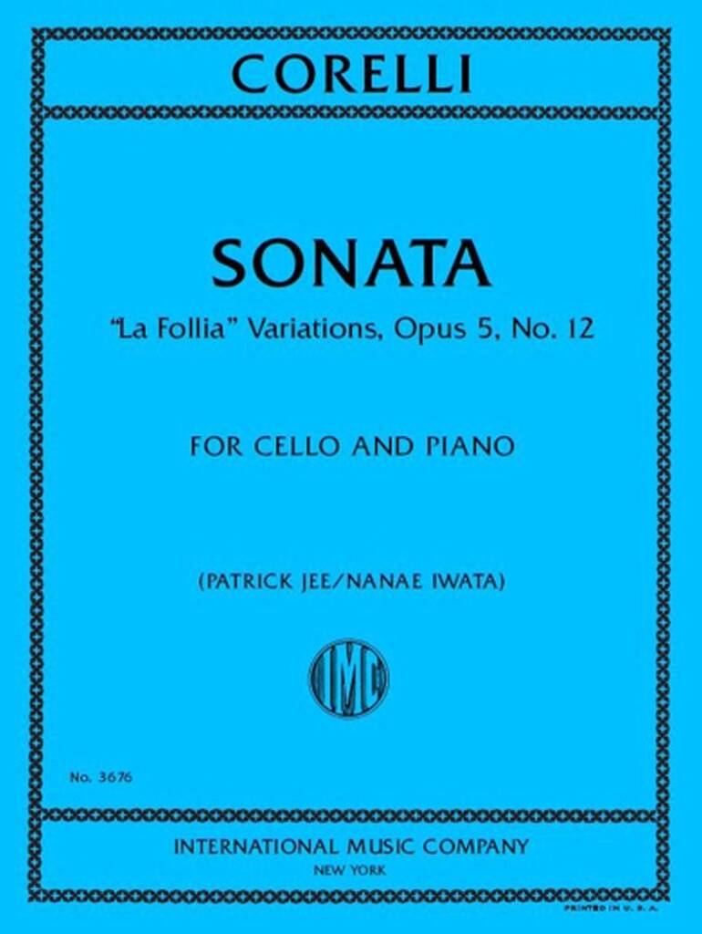 Sonata La Follia Variations Opus 5 No. 12